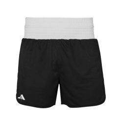 Krótkie spodenki bokserskie dla kobiet adidas. Czarne szorty damskie Adidas, bez wzorów, sportowe. Za 156.50 zł.