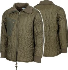 Kurtka męska MFH Kurtka Pikowana Bundeswehr MFH - Oliwkowa, Rip Stop, Zamek Błyskawiczny XXL. Zielone kurtki męskie MFH, m, bez wzorów, bez kaptura. Za 199.00 zł.