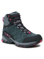 CMP Trekkingi Melnick Mid Wmn 3Q18586 Szary. Szare obuwie trekkingowe damskie CMP, ze skóry, bez zapięcia. Za 349.99 zł.