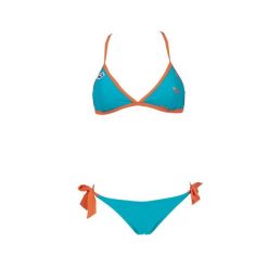 Strój kąpielowy damski dwuczęściowy kostium bikini na basen Arena Icons. Niebieskie bikini ARENA, bez wzorów. Za 59.99 zł.
