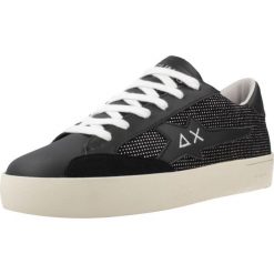 Buty SUN68 KATY LEATHER Czarny. Czarne obuwie trekkingowe damskie SUN68, ze skóry, bez zapięcia. Za 450.99 zł.