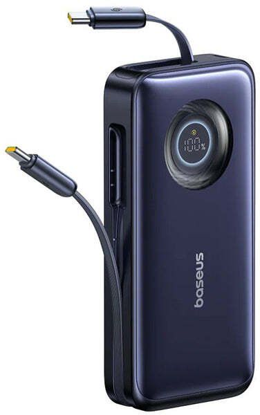 Powerbank Baseus Baseus EnerCore CR11 Retractable 20000mAh 100W Cosmic Black. Czarne powerbanki Baseus. Za 220.32 zł.