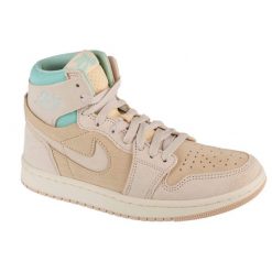 Buty sportowe Sneakersy damskie, Air Jordan 1 W Zoom CMF 2. Brązowe obuwie sportowe damskie Jordan, bez wzorów, bez zapięcia, trekkingowe. Za 669.99 zł.