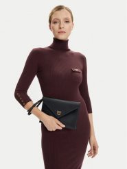 PINKO Torebka Flat Purse Handle AI 25-26 PCPL104820 A0F1 Czarny. Czarne torebki do ręki damskie Pinko, bez wzorów, ze skóry, bez dodatków. Za 509.99 zł.