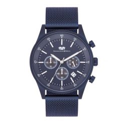 Rhodenwald & Söhne Chronograf Goodwill Niebieski Stal nierdzewna Niebieski Zegarki męskie 1 ct Męskie. Niebieskie, analogowe zegarki męskie Rhodenwald & Söhne, z aplikacjami, z koronki, z mosiądzu. Za 719.99 zł.
