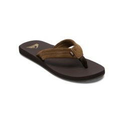 Sandały dla Mężczyzn CARVER SUEDE CORE Brązowy. Brązowe sandały męskie Quiksilver, bez wzorów, z kauczuku, bez zapięcia. Za 139.99 zł.