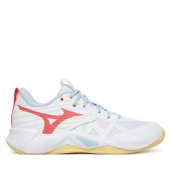 Buty halowe Mizuno. Brązowe obuwie sportowe damskie Mizuno, bez wzorów, bez zapięcia, mizuno wave. Za 349.99 zł.