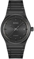 Zegarek Boss BOSS 1514120 zegarek męski czarny 40 mm. Czarne zegarki męskie Boss, bez wzorów. Za 1,677.72 zł.