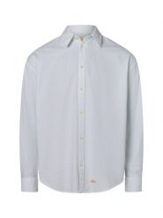 BLKVIS Koszula męska Mężczyźni Regular Fit Bawełna biały|zielony w paski, XL. Białe koszule męskie BLKVIS, m, bez wzorów, z bawełny, klasyczne, bez kołnierzyka, bez ramiączek. Za 399.95 zł.