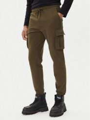 Aeronautica Militare Spodnie dresowe 252PF1010UF00662 Zielony Regular Fit. Zielone spodnie sportowe męskie Aeronautica Militare, m, bez wzorów, z bawełny. Za 419.99 zł.