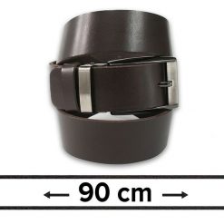 Pasek do Spodni, Brązowy 90 cm, Skórzany, Elegancki, Męski, Możliwość Skrócenia -ZET. Brązowe paski męskie Zet, ze skóry, eleganckie. Za 89.00 zł.