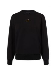 Armani Exchange Bluza Kobiety wiskoza czarny, S. Czarne bluzy damskie Armani Exchange, s, bez wzorów, z wiskozy, bez ramiączek, bez kaptura. Za 279.95 zł.