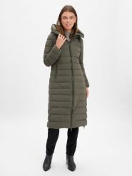 DUNO płaszcz puchowy - Annie Kobiety Puch zielony, L. Zielone płaszcze damskie DUNO, l, bez wzorów, z puchu, bez kołnierzyka, bez kaptura. Za 1,899.95 zł.