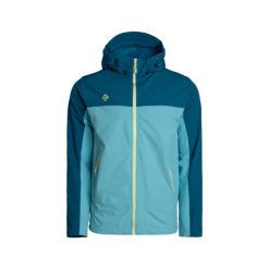 DOTHAN Lekka męska kurtka z kapturem, wodoodporna i wiatroodporna, oddychająca. Niebieskie kurtki męskie IZAS, m, bez wzorów, z elastanu, sportowe, z kapturem. Za 443.43 zł.