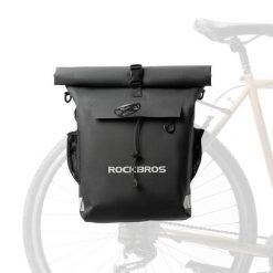 Wodoodporna torba rowerowa 3 w 1 ROCKBROS. Czarne torby na ramię męskie ROCKBROS, na ramię, duże. Za 385.52 zł.