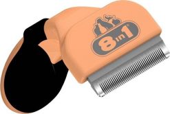 8in1 8in1 Perfect Coat DeShedder Cat - narzędzie do wyczesywania podszerstka dla kota. Golarki i trymery 8in1. Za 61.99 zł.