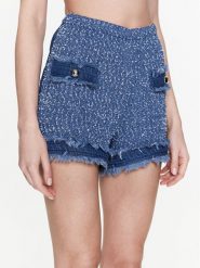 Pinko Szorty materiałowe 100405 A0I3 Niebieski Regular Fit. Niebieskie szorty damskie Pinko, bez wzorów, z bawełny. Za 979.99 zł.