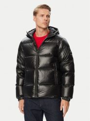 Tommy Hilfiger Kurtka puchowa MW0MW45304 Czarny Regular Fit. Czarne kurtki męskie Tommy Hilfiger, l, bez wzorów, z puchu, bez kaptura. Za 1,599.00 zł.