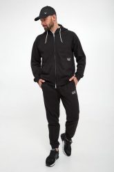 Spodnie dresowe męskie EA7 EMPORIO ARMANI. Spodnie sportowe męskie EA7 Emporio Armani, m, bez wzorów, z dresówki. W wyprzedaży za 475.30 zł.