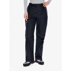 Spodnie przeciwdeszczowe damskie Marmot Minimalist Pertex Pant. Czarne spodnie dresowe damskie Marmot, bez wzorów, sportowe, długie. Za 632.50 zł.