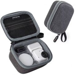 Walizka foto SunnyLife MINI FUTERAŁ CASE ETUI POKROWIEC OCHRONNY DO PRZECHOWYWANIA INSTA360 GO ULTRA. Brązowe walizki męskie SunnyLife, bez wzorów, małe. Za 51.99 zł.