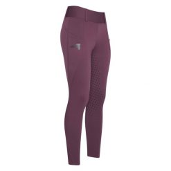 Damskie legginsy jeździeckie z pełną przyczepnością Easy Rider Don. Czerwone legginsy damskie EASY RIDER, bez wzorów. Za 444.50 zł.