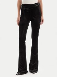 Versace Jeans Couture Legginsy 79HAC322 J0237 Czarny Slim Fit. Czarne legginsy damskie Versace Jeans Couture, bez wzorów, z jeansu. Za 859.99 zł.
