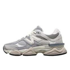 Buty do chodzenia dla dorosłych New Balance 9060 Slate Grey Raincloud. Szare obuwie sportowe damskie New Balance, bez wzorów, bez zapięcia, trekkingowe. Za 865.10 zł.