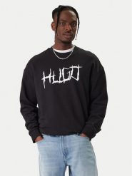 HUGO Bluza Namenex 50554392 Czarny Regular Fit. Czarne bluzy męskie Hugo, m, bez wzorów, z bawełny, bez ramiączek, bez kaptura. Za 399.99 zł.