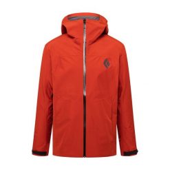Kurtka hardshell męska Black Diamond Liquid Point. Czerwone kurtki męskie Black Diamond, m, bez wzorów, z hardshellu, sportowe, bez kaptura. Za 709.99 zł.