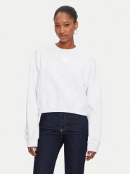 REPLAY Bluza W3104D.000.23040P Biały Regular Fit. Białe bluzy damskie Replay, m, bez wzorów, z bawełny, bez ramiączek, bez kaptura. Za 259.99 zł.
