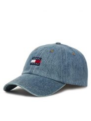 Tommy Jeans Czapka z daszkiem Tjw Heritage Denim Cap AW0AW18578 Niebieski. Niebieskie czapki damskie Tommy Jeans, bez wzorów, z bawełny. Za 189.99 zł.