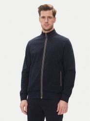 Bugatti Bluza 8750 75170C Granatowy Regular Fit. Niebieskie bluzy męskie Bugatti, m, bez wzorów, z bawełny, bez ramiączek, bez kaptura. Za 349.99 zł.
