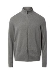 Nils Sundström Męski kardigan Mężczyźni Bawełna szary jednolity, XXXL. Szare swetry męskie Nils Sundström, m, bez wzorów, z bawełny, bez kołnierzyka, bez ramiączek. Za 249.95 zł.