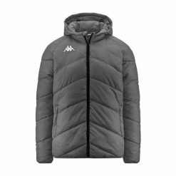 Kurtka puchowa Kappa Vianetto. Szare kurtki męskie Kappa, m, bez wzorów, z materiału, wakacyjne, bez kaptura. Za 298.75 zł.