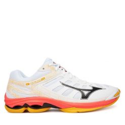Buty halowe Mizuno. Brązowe buty sportowe męskie Mizuno, bez wzorów, bez zapięcia, mizuno wave. Za 359.99 zł.