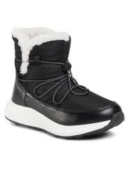 CMP Śniegowce Sheratan Wmn Lifestyle Shoes Wp 30Q4576 Czarny. Czarne śniegowce damskie CMP, z materiału, bez zapięcia. Za 359.99 zł.