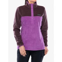 Bluza bez kaptura damska Columbia Benton Springs Half Snap Pull Over II. Fioletowe bluzy damskie Columbia, s, bez wzorów, sportowe, bez ramiączek, bez kaptura. Za 139.99 zł.