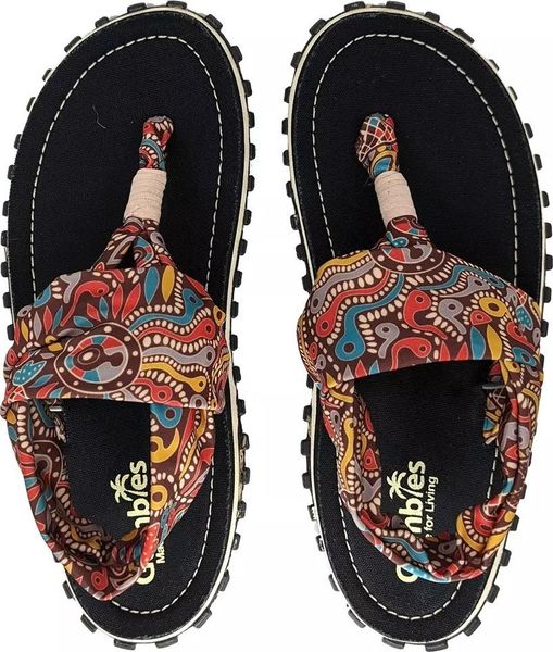 Gumbies Gumbies klapki damskie Slingback ABORIGINAL 42. Klapki damskie Gumbies, bez wzorów, sportowe, bez obcasa, bez zapięcia. Za 154.99 zł.