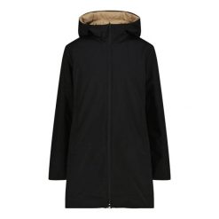 Kurtka parka odwracalna z kapturem damska CMP. Brązowe kurtki damskie CMP, na zimę, l, bez wzorów, z materiału, z kapturem. Za 574.45 zł.
