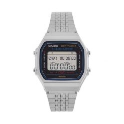 Zegarek Casio. Szare zegarki męskie Casio, bez wzorów, srebrne. Za 379.99 zł.