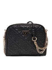 Guess Torebka Adelasia HWQL96 58140 Czarny. Czarne listonoszki damskie Guess, z aplikacjami, ze skóry, bez dodatków. Za 279.99 zł.