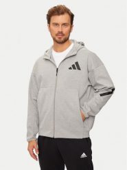 Adidas Bluza Z.N.E. JF2450 Szary Regular Fit. Szare bluzy męskie Adidas, m, bez wzorów, z syntetyku, bez ramiączek, bez kaptura. Za 479.99 zł.