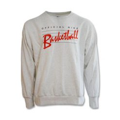 Bluza męska Nike Standard Issue Crew Sweatshirt Birch Heather/Pale. Czarne bluzy męskie Nike, m, bez wzorów, sportowe, bez ramiączek, bez kaptura. Za 215.00 zł.