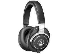 Audio-Technica ATH-M60xa monitoring headphones, black. Czarne słuchawki nauszne Audio-Technica. Za 1,088.00 zł.