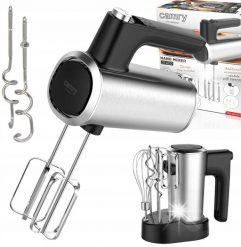 Mikser Camry Mocny Mikser ręczny kuchenny 900W 5 PRĘDKOŚCI + 6 KOŃCÓWEK Wolny start. Miksery Camry. Za 195.78 zł.