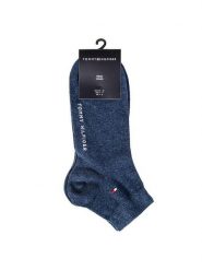 Tommy Hilfiger Skarpety krótkie 342025001 r.39/42 Niebieski. Niebieskie skarpety męskie Tommy Hilfiger, bez wzorów, z materiału. Za 59.99 zł.