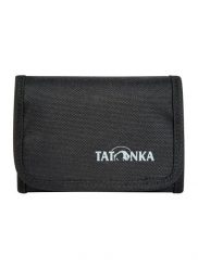 Portfel Tatonka Folder RFID B - black/black. Czarne portfele męskie Tatonka, bez wzorów, z poliamidu. Za 94.99 zł.