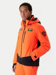 Rossignol Kurtka narciarska Hero Blackside RLOMJ24 Pomarańczowy Regular Fit. Brązowe kurtki sportowe męskie Rossignol, na zimę, m, bez wzorów, z syntetyku, bez kaptura, narciarskie. Za 2,499.00 zł.
