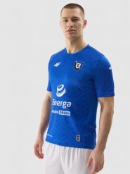4F Koszulka z limitowanej kolekcji specjalnej z sezonu 2023/2024 męska 4F x Zawisza Bydgoszcz 3XL. T-shirty męskie 4F, m, bez wzorów, z dzianiny, bez kołnierzyka, bez ramiączek. W wyprzedaży za 69.99 zł.